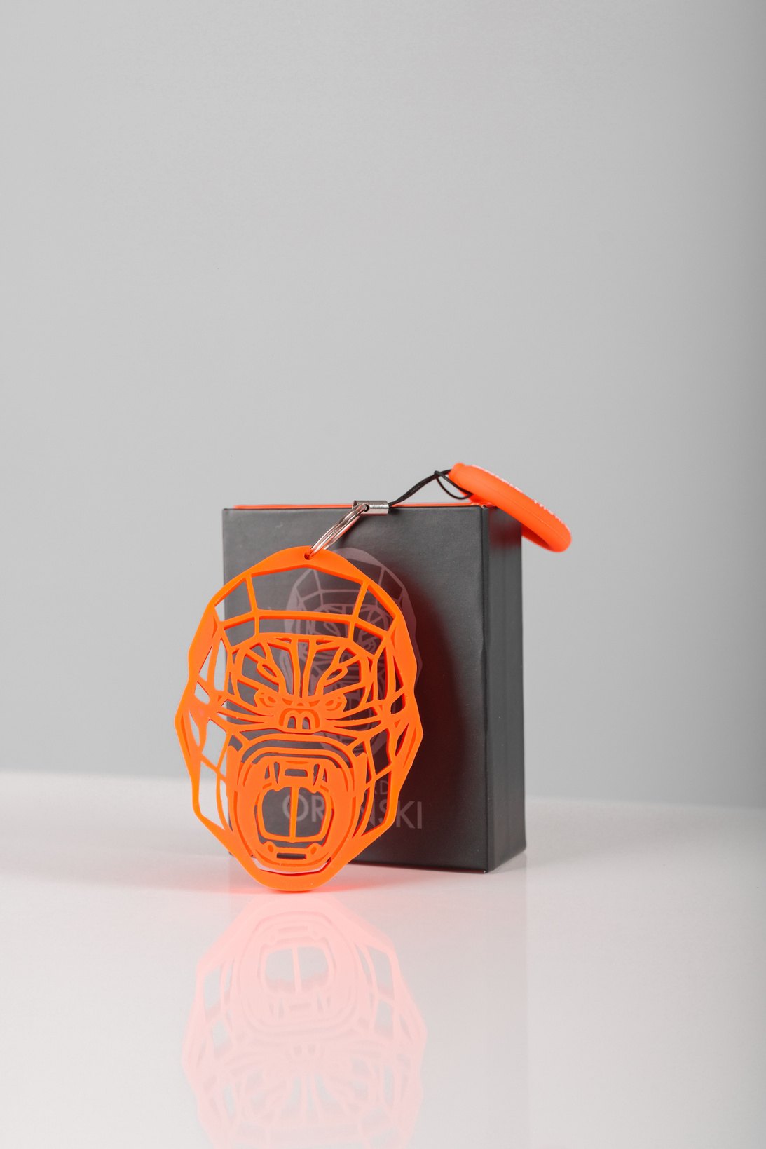 Keychain — Orange Wire Kong